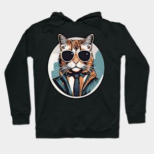 Shades of Whiskers: The Hipster Cat Hoodie